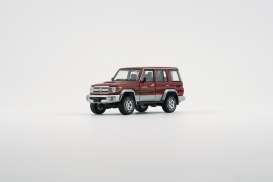 Toyota  - Land Cruiser  dark red - 1:64 - BM Creations - 64B0346 - BM64B0346rhd | Toms Modelautos
