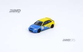 Honda  - Civic Type R EK9 *Spoon Sports yellow/blue - 1:64 - Inno Models - in64-EK9Sp - in64EK9SP | Toms Modelautos