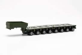 Trailer  - Goldhofer green - 1:87 - Herpa - H746953 - herpa746953 | Toms Modelautos