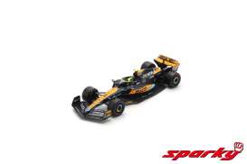 McLaren  - MCL60 2023 orange/blue - 1:64 - Spark - Y291 - spaY291 | Toms Modelautos