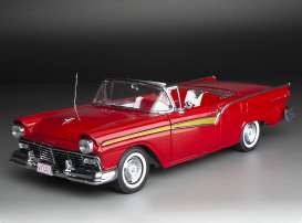 Ford  - Fairlane 500 Skyliner 1957 red - 1:18 - SunStar - 1347 - sun1347 | Toms Modelautos