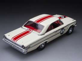 Ford  - Galaxie 500XL #45 1963 white - 1:18 - SunStar - 1474 - sun1474 | Toms Modelautos