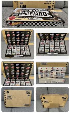 Assortment/ Mix  - Boulevard Deluxe Box. 2022 various - 1:64 - Hotwheels - HJT52 - hwmvHJT52 | Toms Modelautos