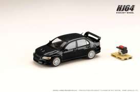 Mitsubishi  - Lancer black/pearl - 1:64 - Hobby Japan - HJ641054BK - HJ641054BK | Tom's Modelauto's