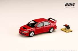 Mitsubishi  - Lancer red - 1:64 - Hobby Japan - HJ643054R - HJ643054R | Toms Modelautos