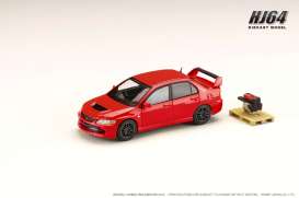 Mitsubishi  - Lancer red - 1:64 - Hobby Japan - HJ647054R - HJ647054R | Toms Modelautos