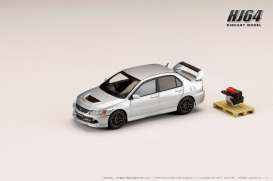 Mitsubishi  - Lancer silver - 1:64 - Hobby Japan - HJ647054S - HJ647054S | Toms Modelautos