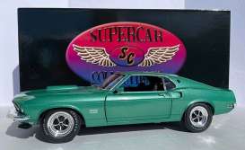 Ford  - Mustang Boss 429 1969 silver jade green - 1:18 - Acme Diecast - 1801859SC - acme1801859SC | Toms Modelautos