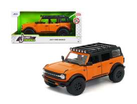 Ford  - Bronco 2021 orange/black - 1:24 - Jada Toys - 34289 - jada34289o | Toms Modelautos