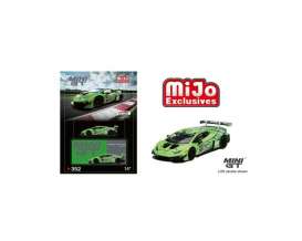 Lamborghini  - Huracan GT3 Evo green - 1:64 - Mini GT - 00352MJ - MGT00352MJlhd | Toms Modelautos