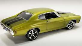 Chevrolet  - Chevelle SS Restomod 1970 green/black - 1:18 - Acme Diecast - 1805525 - acme1805525 | Toms Modelautos