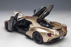 Ford  - GT 2022 gold/red - 1:18 - AutoArt - 72928 - autoart72928 | Toms Modelautos