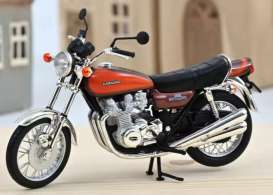 Kawasaki  - Z900 1973 orange/brown - 1:18 - Norev - 182031 - nor182031 | Toms Modelautos