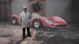 Figures diorama - Enzo Ferrari grey - 1:43 - Cartrix - CTVD4 - CTVD4 | Toms Modelautos