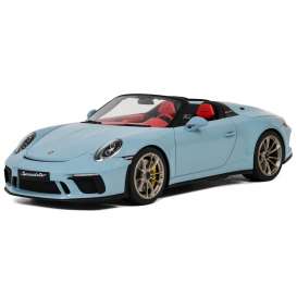 Porsche  - 911 (991.2) 2019 blue - 1:18 - GT Spirit - GT408 - GT408 | Toms Modelautos