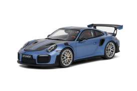 Porsche  - 911 (991.2) 2021 blue - 1:18 - GT Spirit - GT429 - GT429 | Toms Modelautos