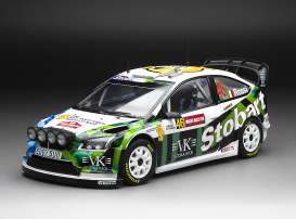 Ford  - Focus RS WRC07 2008 white/black/green - 1:18 - SunStar - 3939 - sun3939 | Toms Modelautos