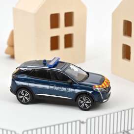 Peugeot  - 3008 2023 blue - 1:43 - Norev - 473946 - nor473946 | Toms Modelautos