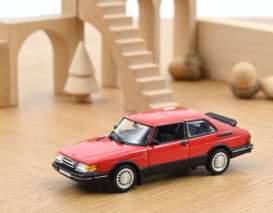 Saab  - 900 Turbo 1992 red - 1:43 - Norev - 810035 - nor810035 | Toms Modelautos
