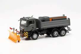 MAN  - TGS NN grey/yellow - 1:87 - Herpa - H315388 - herpa315388 | Toms Modelautos