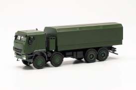 Iveco  - Trakker green - 1:87 - Herpa - H746915 - herpa746915 | Toms Modelautos