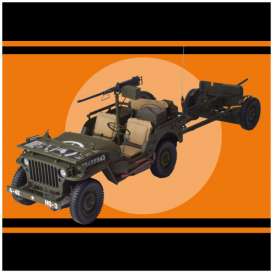 Jeep  - Willys  - 1:8 - Ixo Modelkit - IXO-008 - IXO-008 | Toms Modelautos