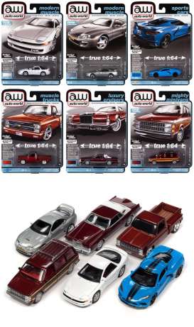 Assortment/ Mix  - various - 1:64 - Auto World - 64392B~6 - AW64392B | Toms Modelautos