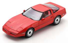 Corvette  - C4 red - 1:43 - Schuco - 09265 - schuco09265 | Toms Modelautos