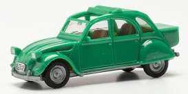 Citroen  - 2CV green - 1:87 - Herpa - H027632-005 - herpa027632-005 | Toms Modelautos