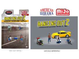Accessoires diorama - Hanging Out #2 2023 various - 1:64 - American Diorama - 76518 - AD76518 | Toms Modelautos