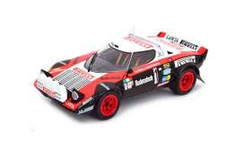 Lancia  - Stratos HF Integrale #1 1978 black/white/red - 1:18 - Kyosho - 08130D - kyo8130D | Toms Modelautos
