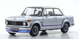 BMW  - 2002 Turbo silver - 1:18 - Kyosho - 8544s - kyo8544s | Toms Modelautos