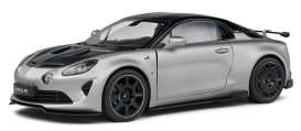 Renault Alpine - A110 silver/black - 1:18 - Solido - 1801621 - soli1801621 | Toms Modelautos