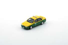 Toyota  - Corolla 1996 yellow/green - 1:64 - BM Creations - 64B0334 - BM64B0334rhd | Toms Modelautos