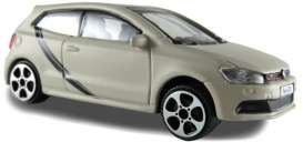 Volkswagen  - Polo GTI beige - 1:43 - Bburago - 30233gy - bura30233gy | Toms Modelautos