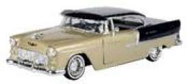 Chevrolet  - Bel Air 1955 gold-brown/black - 1:24 - Motor Max - 79031 - mmax79031 | Toms Modelautos