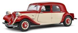 Citroen  - Traction  1937 red - 1:18 - Solido - 1800907 - soli1800907 | Toms Modelautos