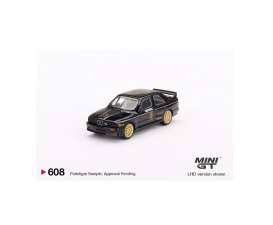 BMW  - M3 #3 JPS Team BMW  1987 black - 1:64 - Mini GT - 00608-L - MGT00608lhd | Toms Modelautos