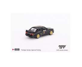 BMW  - M3 #3 JPS Team BMW  1987 black - 1:64 - Mini GT - 00608-L - MGT00608lhd | Toms Modelautos