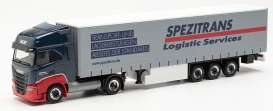 Iveco  - S-Way LNG red/grey/blue - 1:87 - Herpa - H315258 - herpa315258 | Toms Modelautos