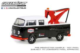 Volkswagen  - Double Cap Pickup 1973 black/red - 1:64 - GreenLight - 35280B - gl35280B | Toms Modelautos