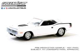 Plymouth  - Hemi 1970 white - 1:64 - GreenLight - 13350B - gl13350B | Toms Modelautos