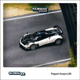 Pagani  - Huayra BC bianco benny - 1:64 - Tarmac - T64G-TL014-WH - TC-T64G-TL014WH | Toms Modelautos