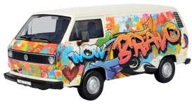 Volkswagen  - Type 2 (T3) *Graffiti Van* various colours - 1:24 - Motor Max - 79599 - mmax79599 | Toms Modelautos
