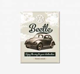 Volkswagen  - Magnet VW  black/silver - Tac Signs - NA14298 - Magnet14298 | Toms Modelautos