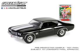 Chevrolet  - Chevelle black - 1:64 - GreenLight - 54090B - gl54100B | Toms Modelautos