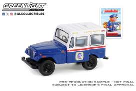 Jeep  - DJ-5 1970 white/blue - 1:64 - GreenLight - 54090C - gl54100C | Toms Modelautos