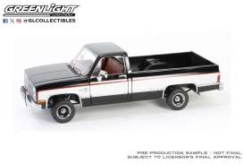 Chevrolet  - K10 1986 black/grey - 1:18 - GreenLight - 13687 - gl13687 | Toms Modelautos