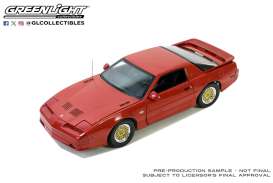 Pontiac  - Firebird 1988 red/grey - 1:18 - GreenLight - 13688 - gl13688 | Toms Modelautos