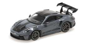 Porsche  - 911 2023 grey - 1:43 - Minichamps - 410062100 - mc410062100 | Toms Modelautos